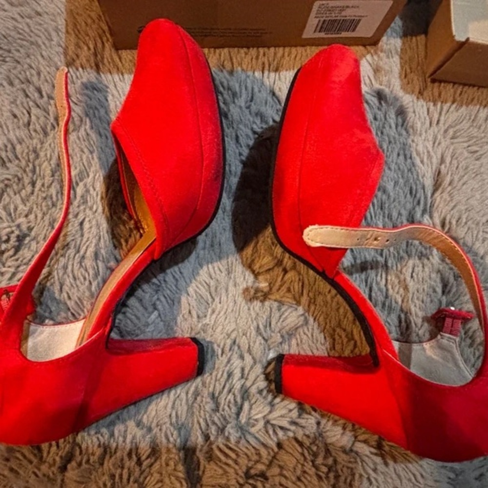 Chic Red Women's Heels